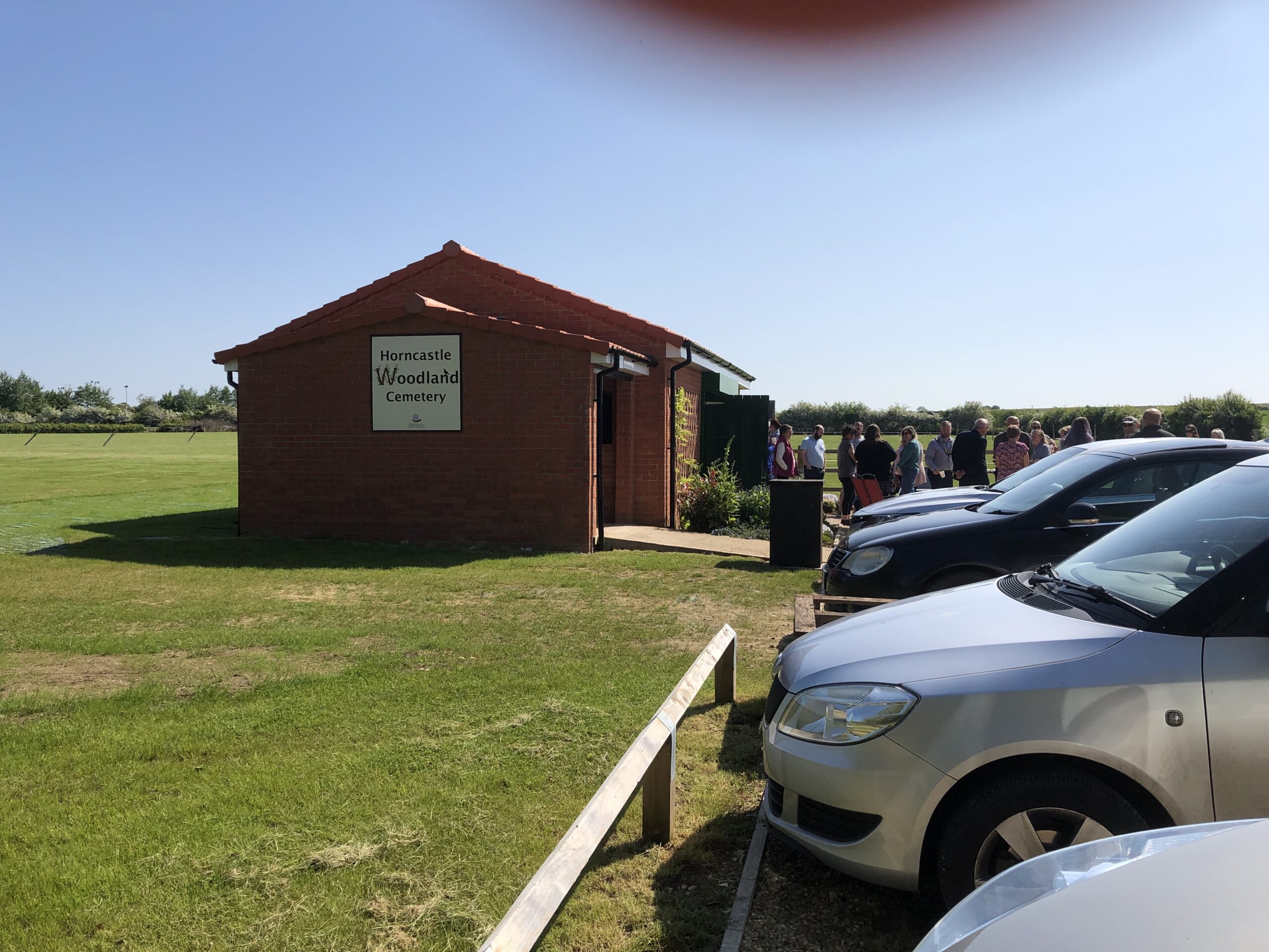 Compostable toilet building at Woodland Cemetery Horncastle