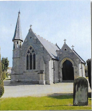 Image of side of the Grade 2 listed chapel in Boston Road Cemetery, Horncastle